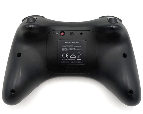 Wii U Pro Controller - Sort - Nintendo Wii U Tilbehør (B Grade) (Genbrug)